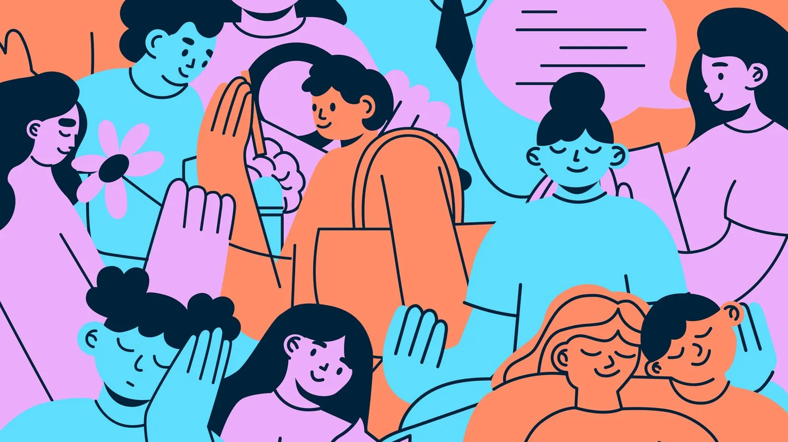 Illustrationen aus dem Corporate Design von Hygieia