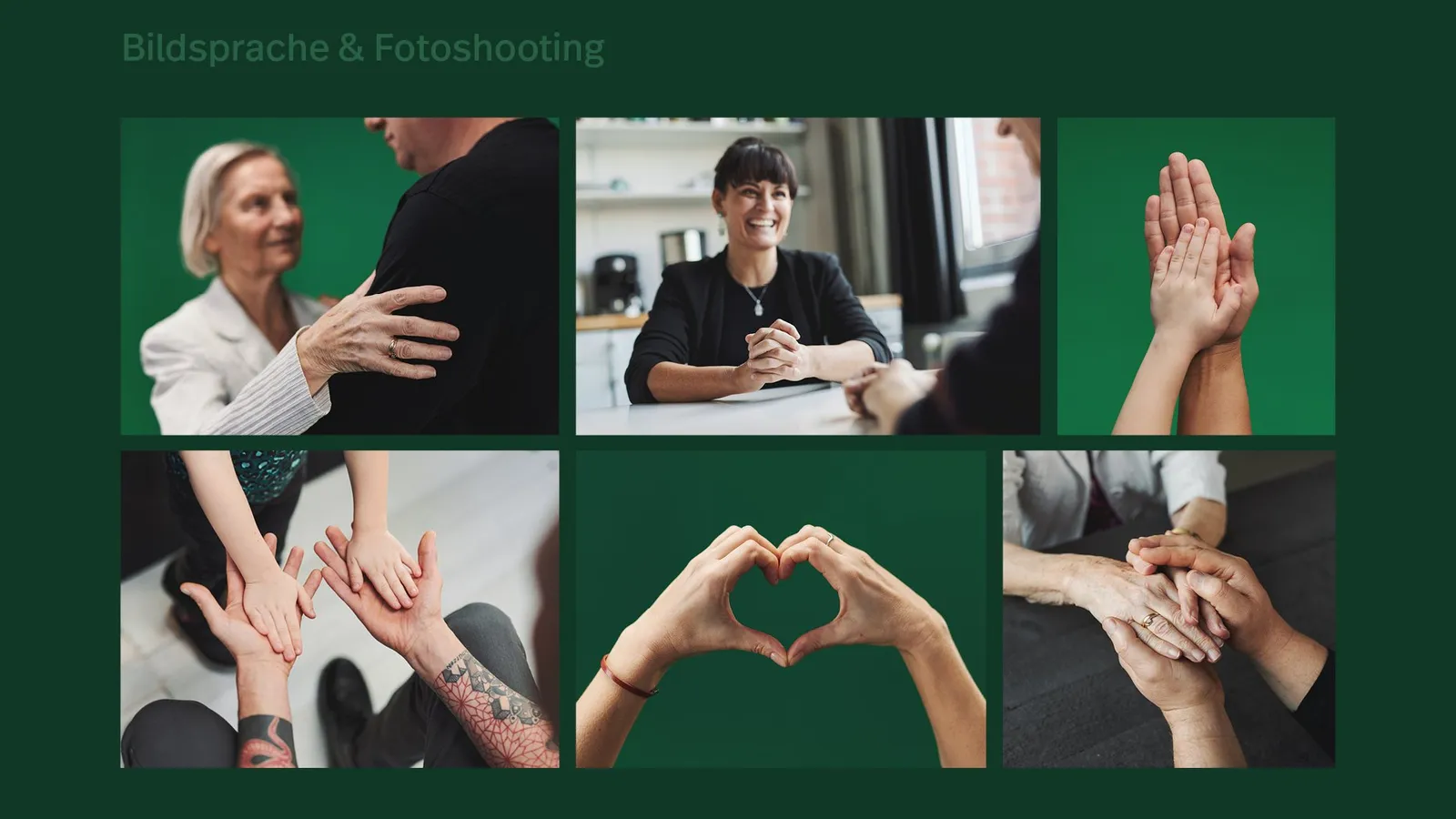 Bildsprache und Fotoshooting der Mitarbeiterkampagne