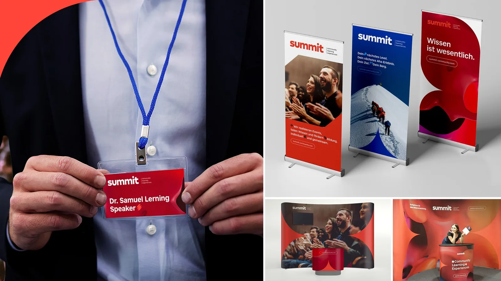 Event-Ausstattung im summit-Design